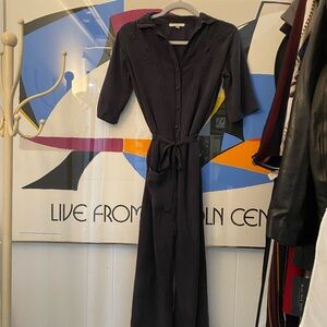 Sula washed silk embroidered jumpsuit